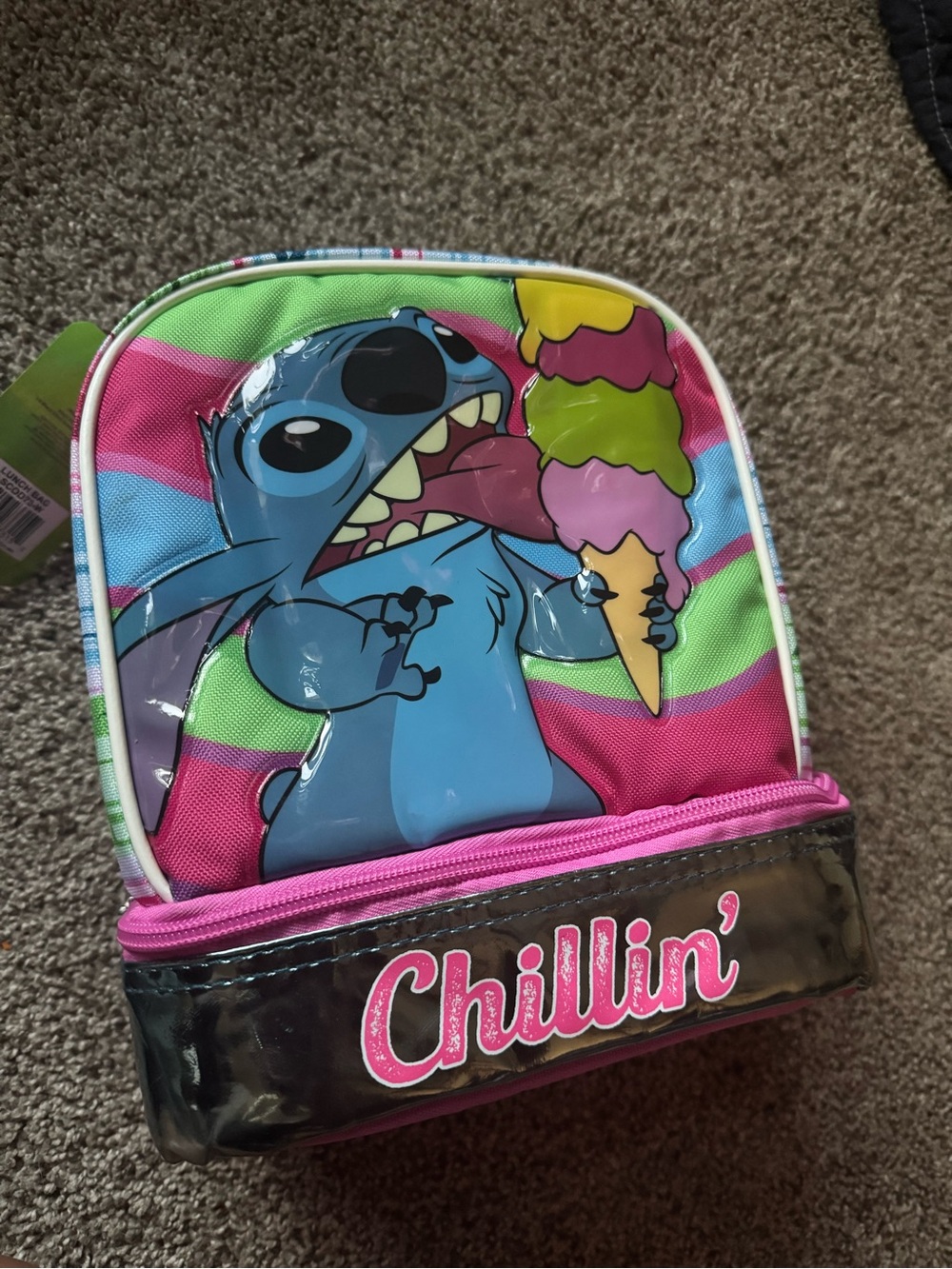 Stitch 'Chillin' Mini Insulated Bag/Lunch Bag - NWT!!